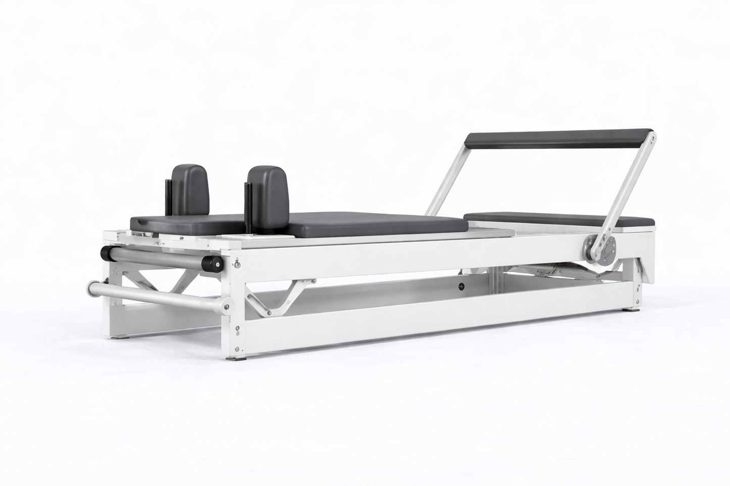Reformer Pilates Pliable Studio – Édition Aluminium Blanc