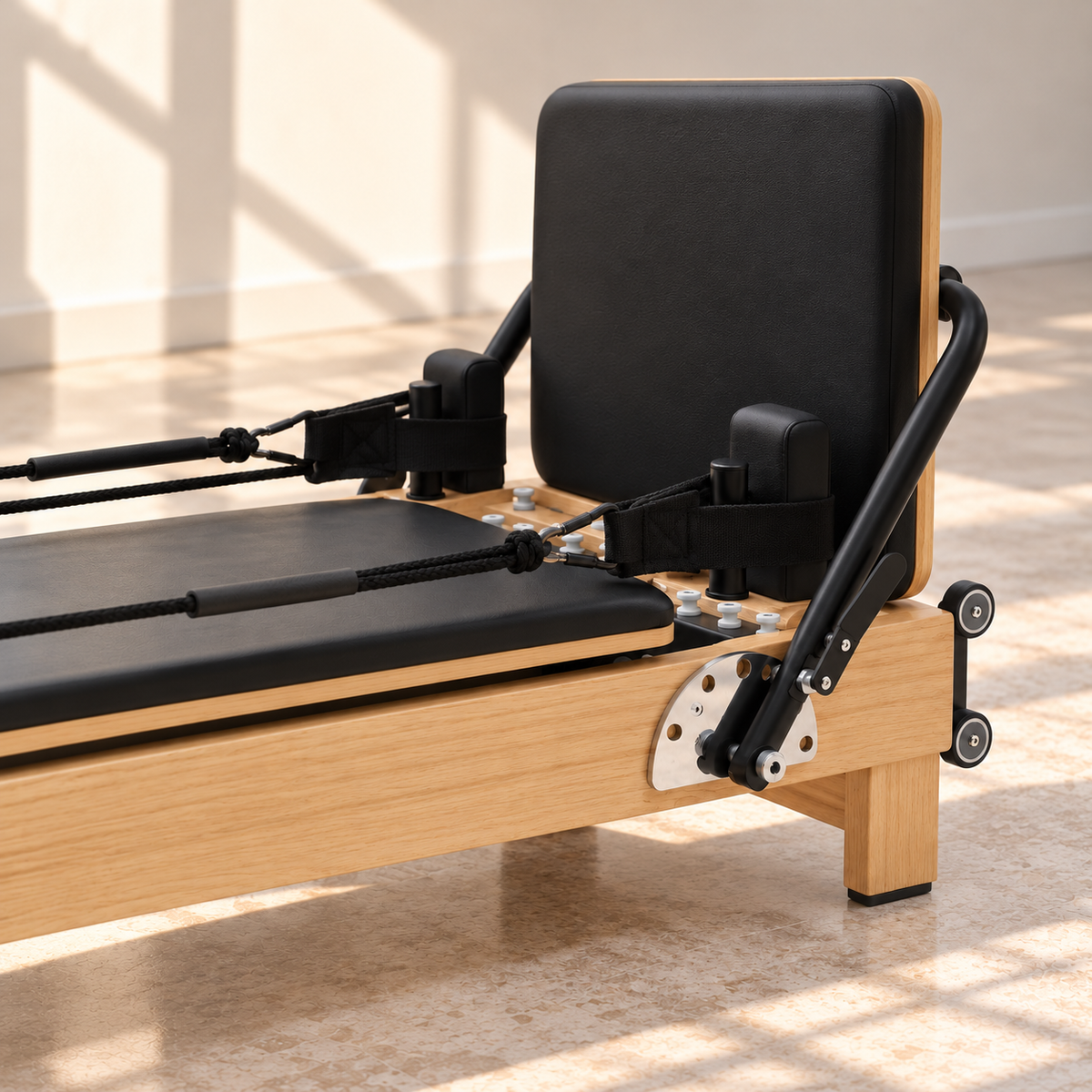 Reformer Pilates Pliable en Bois d'Érable | PILATIUM