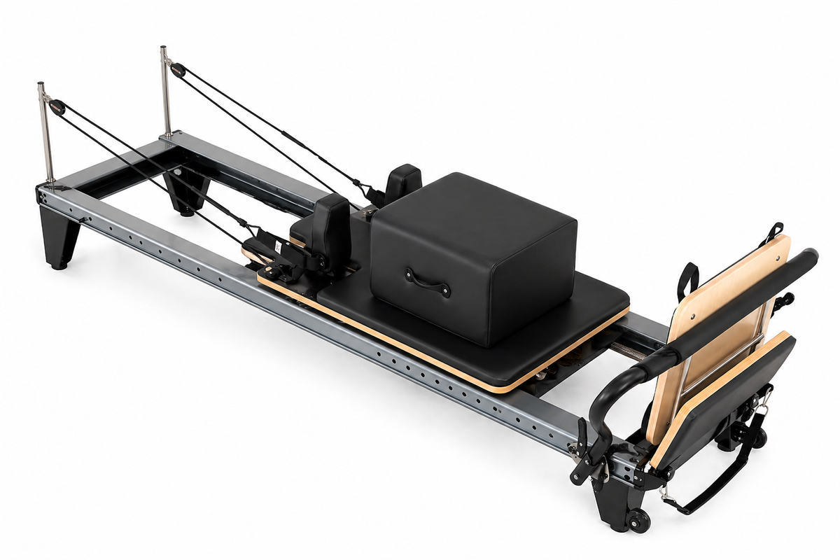 Reformer Pilates Professionnel – Rail Complet | Pilatium