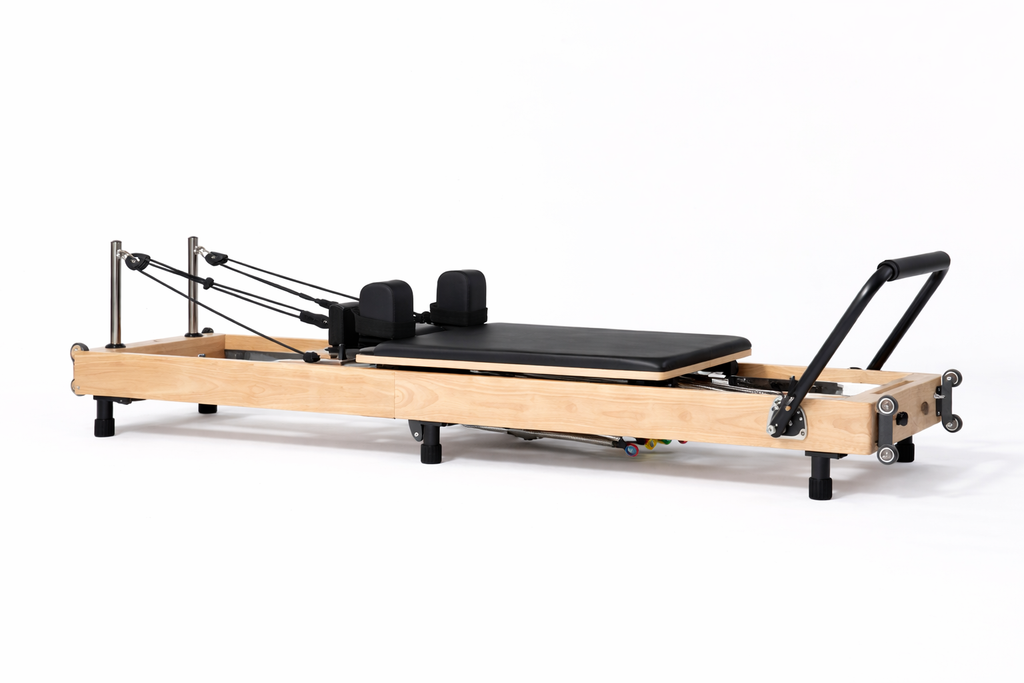 Machine Reformer Pilates Studio en Bois | Édition Onyx