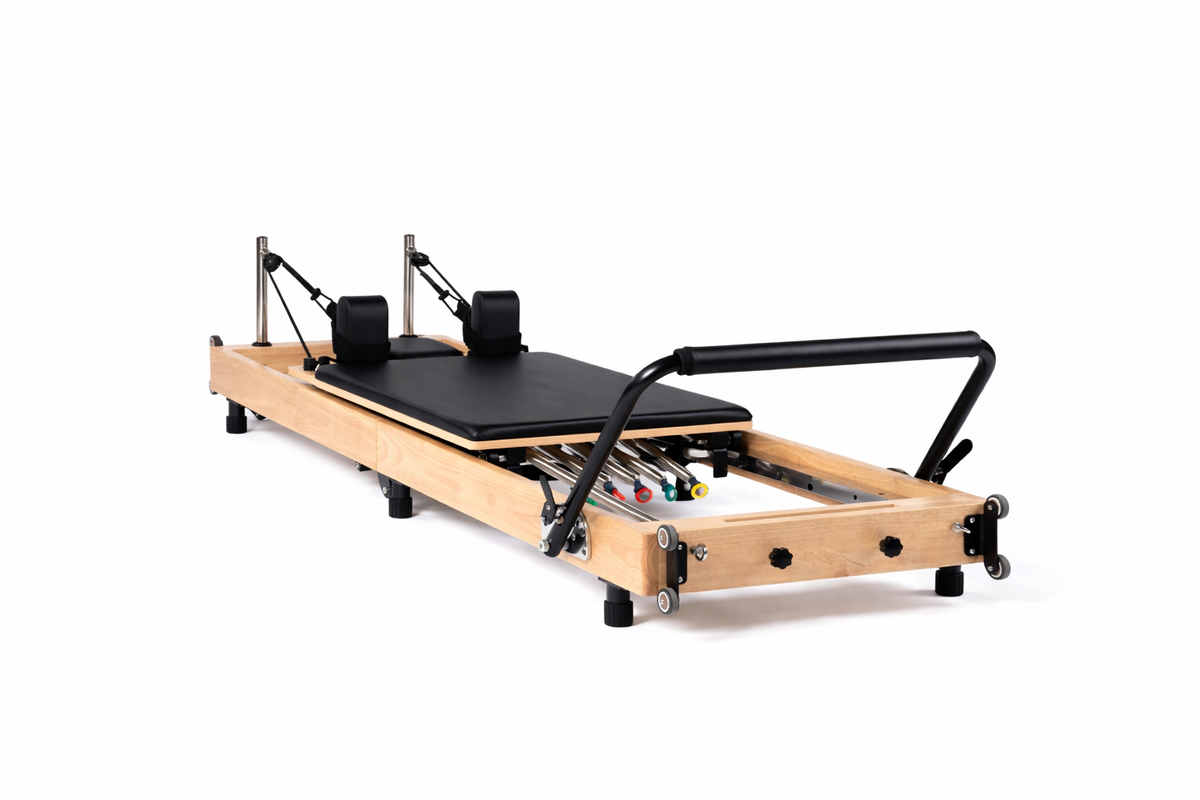 Machine Reformer Pilates Studio en Bois | Édition Onyx