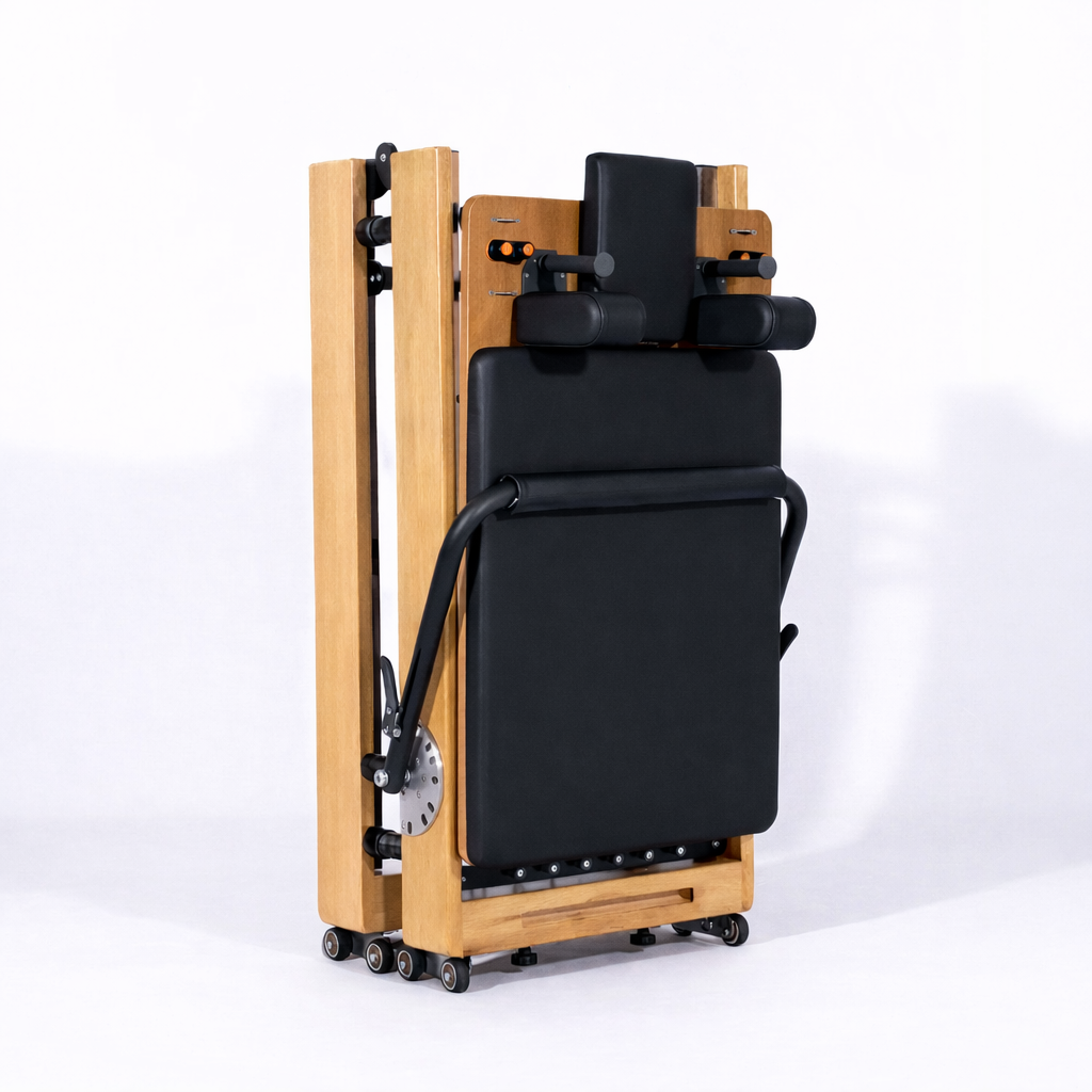 Machine Reformer Pilates Studio en Bois | Édition Onyx