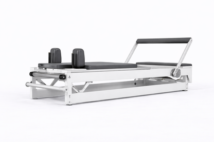 Reformer Pilates Pliable Studio – Édition Aluminium Blanc