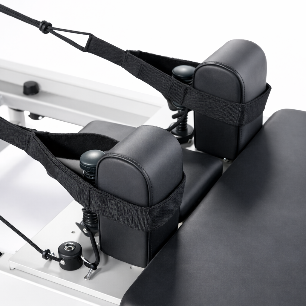 Reformer Pilates Pliable Studio – Édition Aluminium Blanc