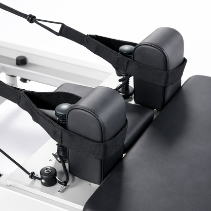 Reformer Pilates Pliable Studio – Édition Aluminium Blanc