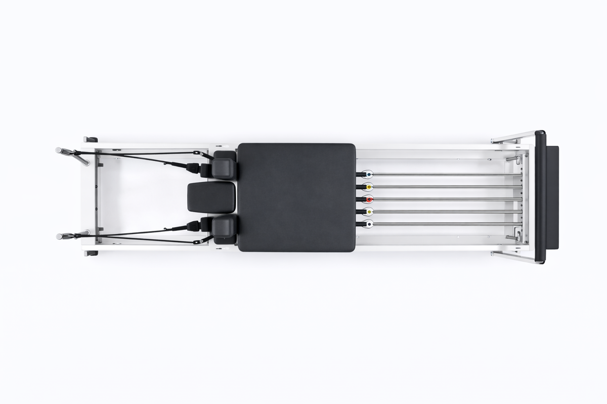 Reformer Pilates Pliable Studio | Édition Aluminium Blanc