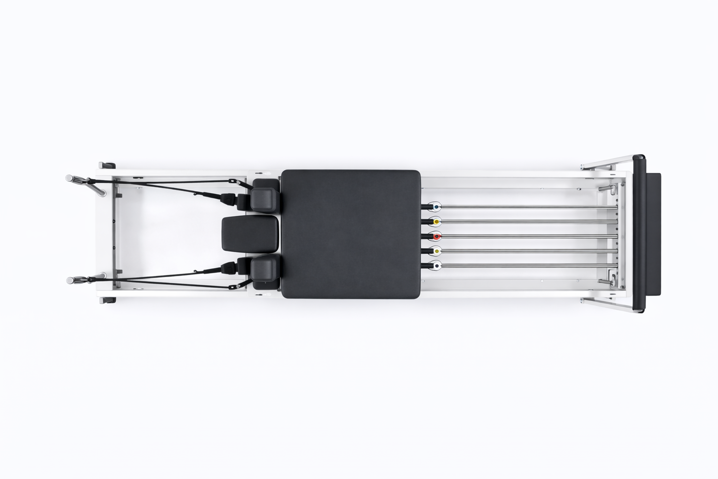 Reformer Pilates Pliable Studio – Édition Aluminium Blanc