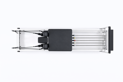 Reformer Pilates Pliable Studio – Édition Aluminium Blanc
