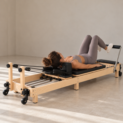 Reformer Pilates Pliable en Bois d'Érable | PILATIUM