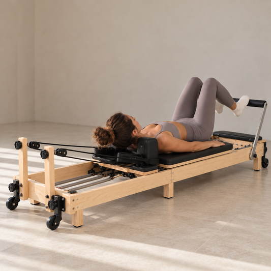 Reformer Pilates Pliable en Bois d'Érable | PILATIUM