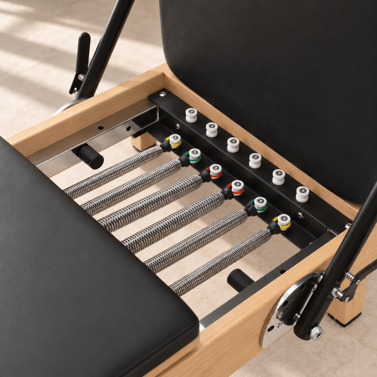 Reformer Pilates Pliable en Bois d'Érable | PILATIUM
