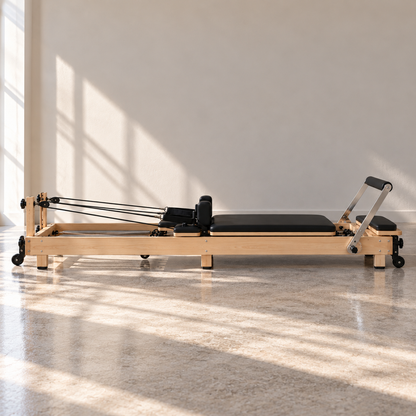 Reformer Pilates Pliable en Bois d'Érable | PILATIUM